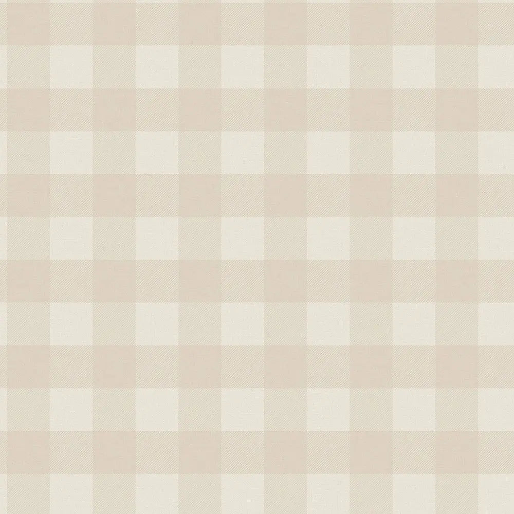 Gingham Cross Wallpaper