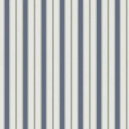Harbour Stripe Wallpaper – Indigo Blue