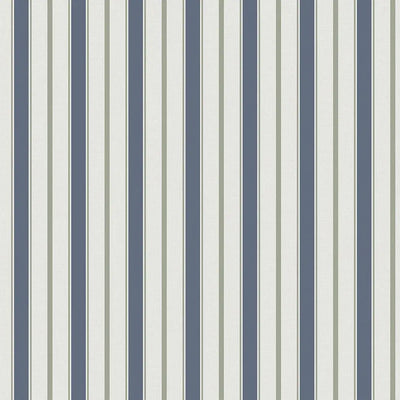 Harbour Stripe Wallpaper – Indigo Blue