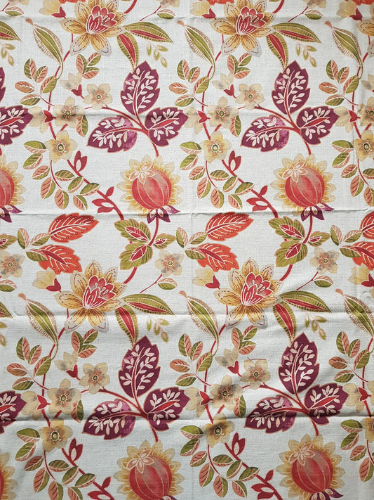 Grand Gardenia Fabric - Ivory