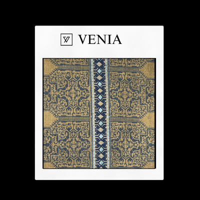 Spice Route Impressions Fabric - Gold