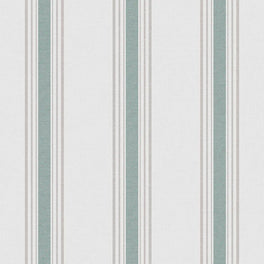 Pavilion Stripe Wallpaper - Green
