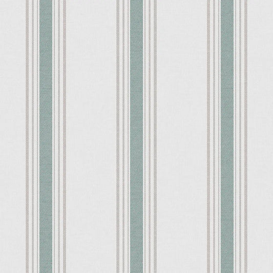 Pavilion Stripe Wallpaper - Green