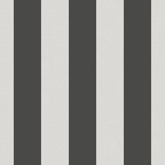 Awning Stripes Wallpaper - Grey