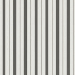 Balanced Stripes Wallpaper – Charcoal Grey