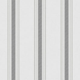 Pavilion Stripe Wallpaper - Grey