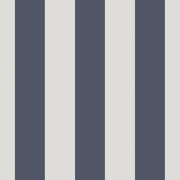 Awning Stripes Wallpaper - Pigeon Blue