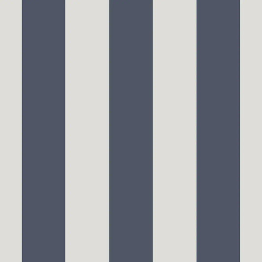 Awning Stripes Wallpaper - Pigeon Blue
