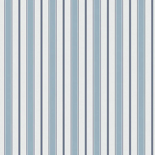 Harbour Stripe Wallpaper – Light Blue