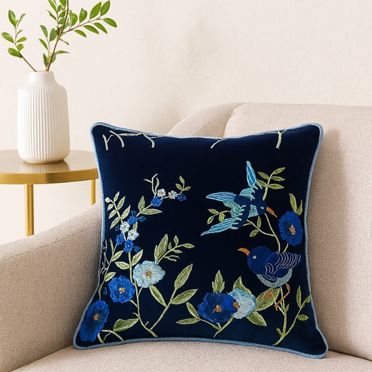 Midnight Fleur Cushion