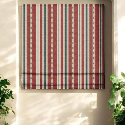 Heirloom Stripe Fabric - Red