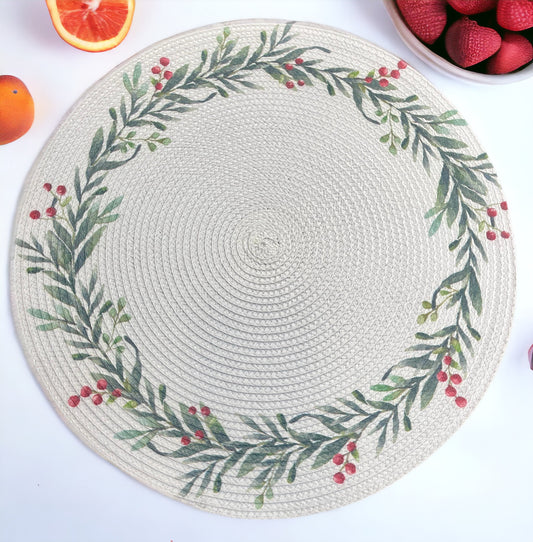 Cherry Blossom Jute Place Mat