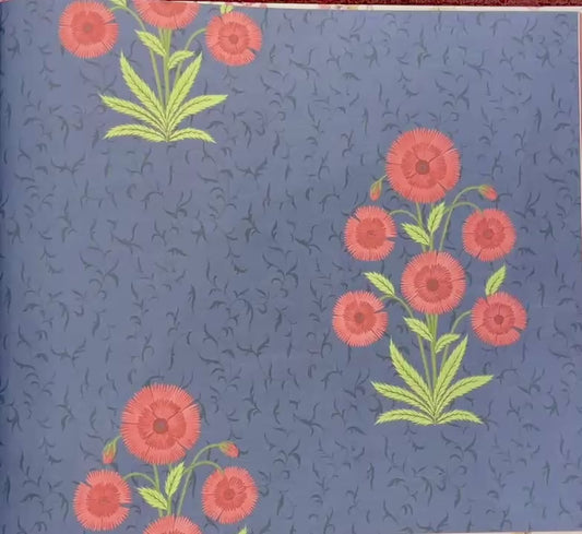 Florentine Wallpaper – Slate Blue
