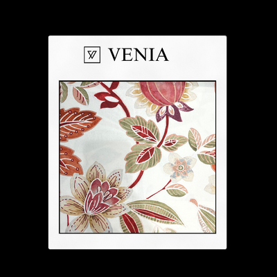 Grand Gardenia Fabric - Ivory