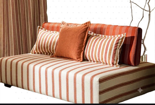 Vision Stripes Fabric - Red