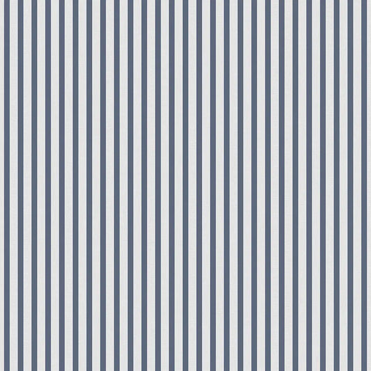 Column Stripe Wallpaper – Indigo