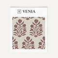 Rosewood artisan impressions upholstery fabric swatch by Venia Home