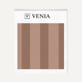 Atelier Stripe Velvet Fabric - Clay Mix