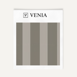 Atelier Stripe Velvet Fabric - Greige Mix