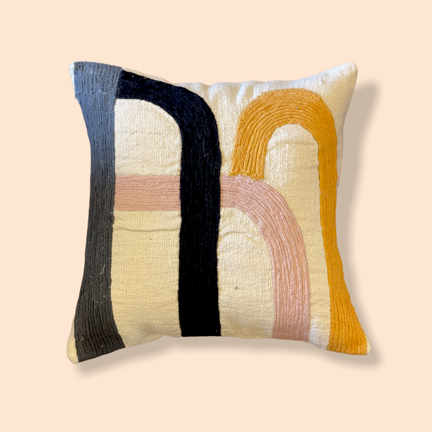 boho cushion cover with beautiful abstract design