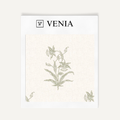 Olive botanica study upholstery fabric swatch by Venia Home