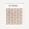Chain link pattern upholstery fabric swatch by Venia Home