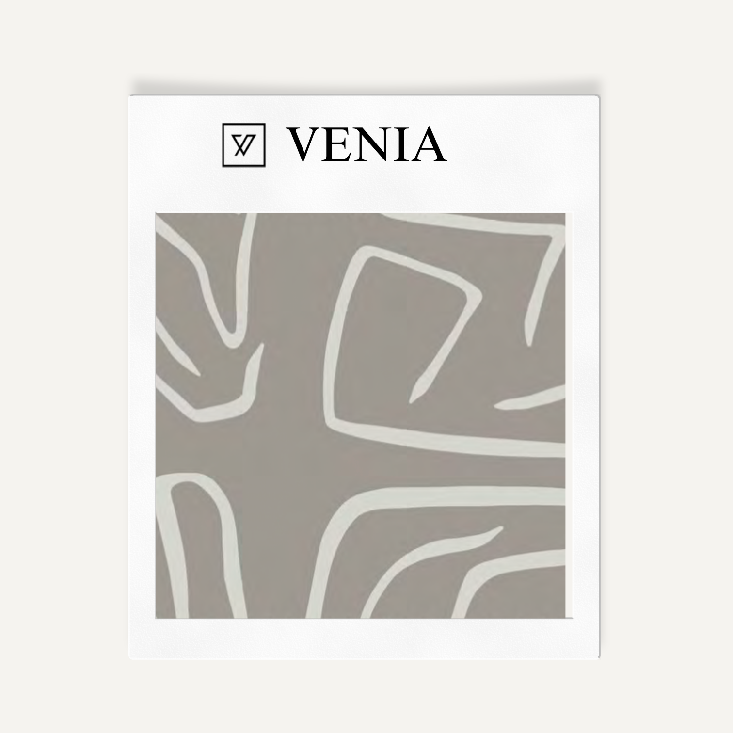 Ash contour velvet upholstery fabric swatch by Venia Home