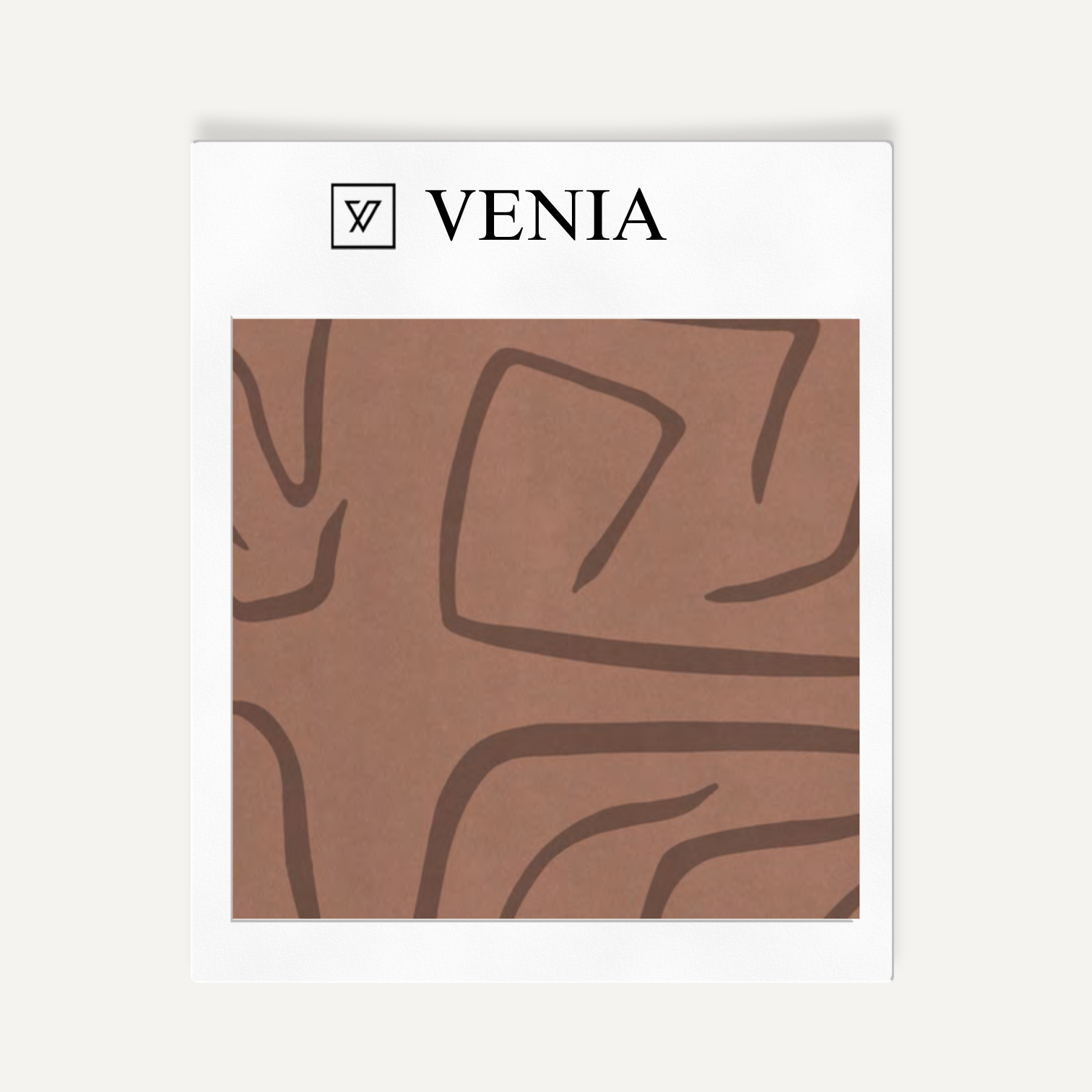 Clay contour velvet upholstery fabric swatch by Venia Home