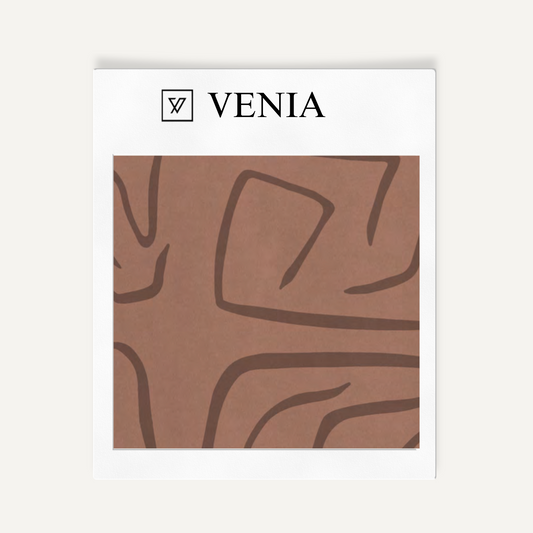 Clay contour velvet upholstery fabric swatch by Venia Home