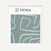 Contour Velvet Fabric - Cyan