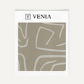 Driftwood contour velvet upholstery fabric swatch by Venia Home