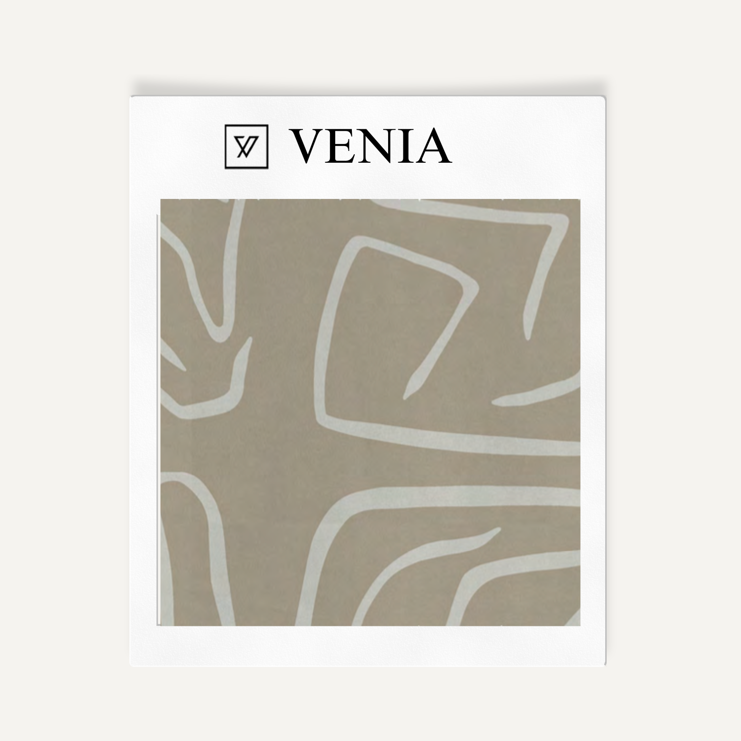 Driftwood contour velvet upholstery fabric swatch by Venia Home