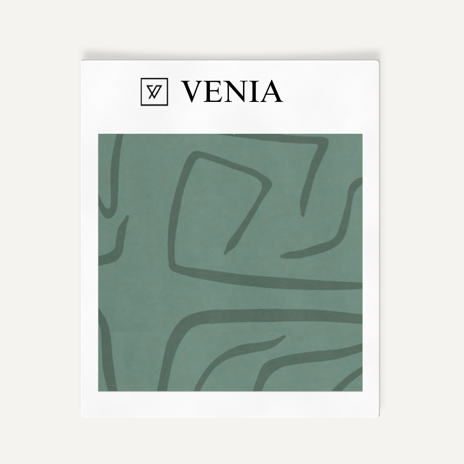 Forest contour velvet upholstery fabric swatch by Venia Home