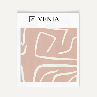Rose contour velvet upholstery fabric swatch by Venia Home