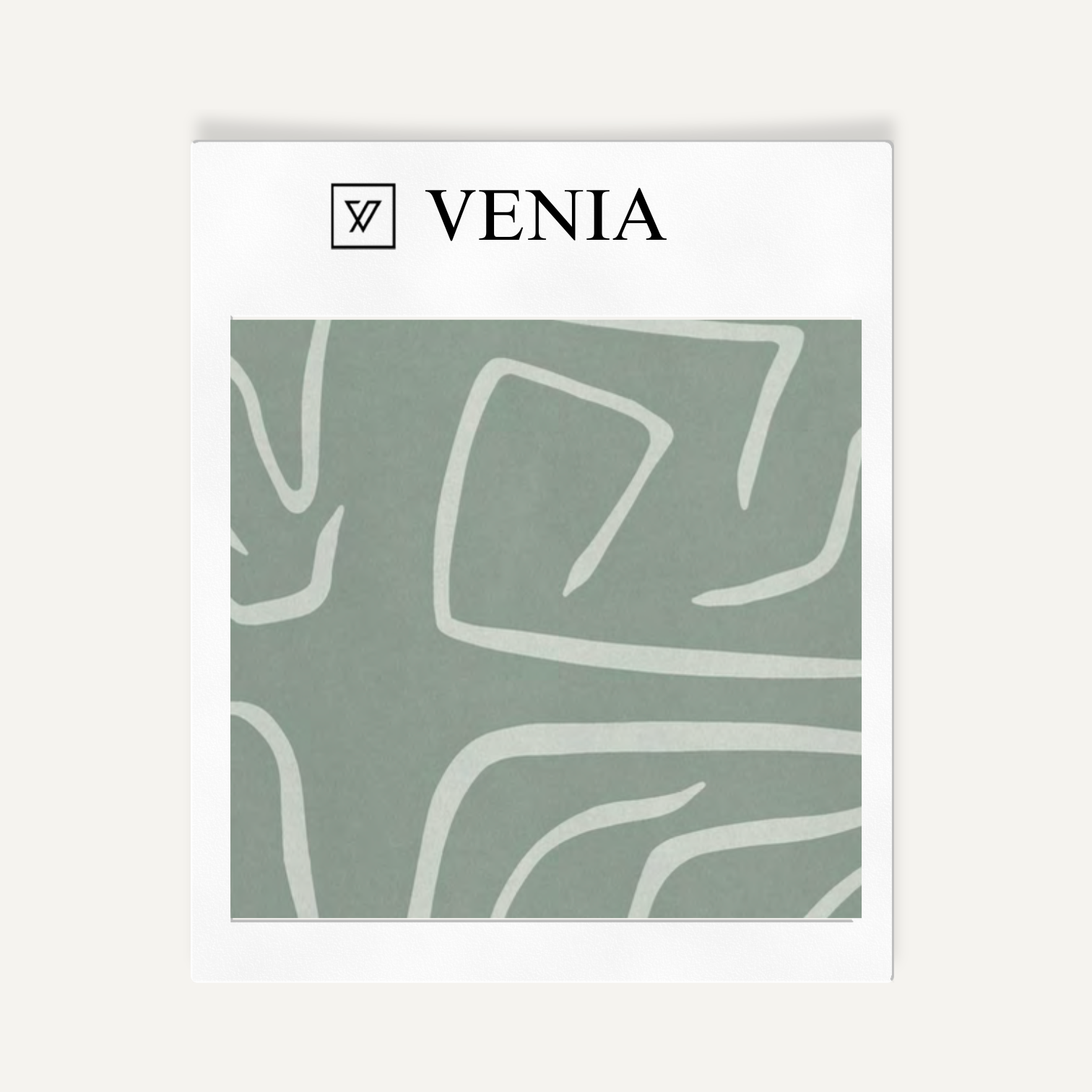 Sage contour velvet upholstery fabric swatch by Venia Home