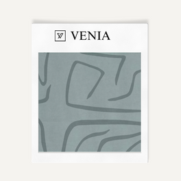 Contour Velvet Fabric - Stone Blue