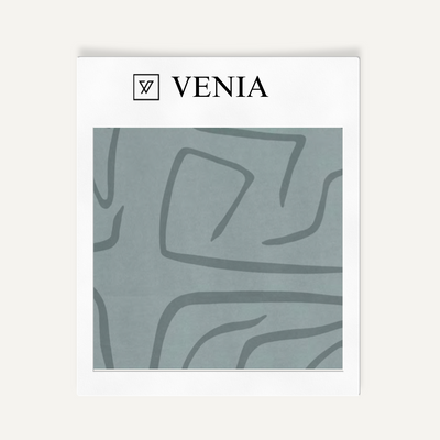 Contour Velvet Fabric - Stone Blue