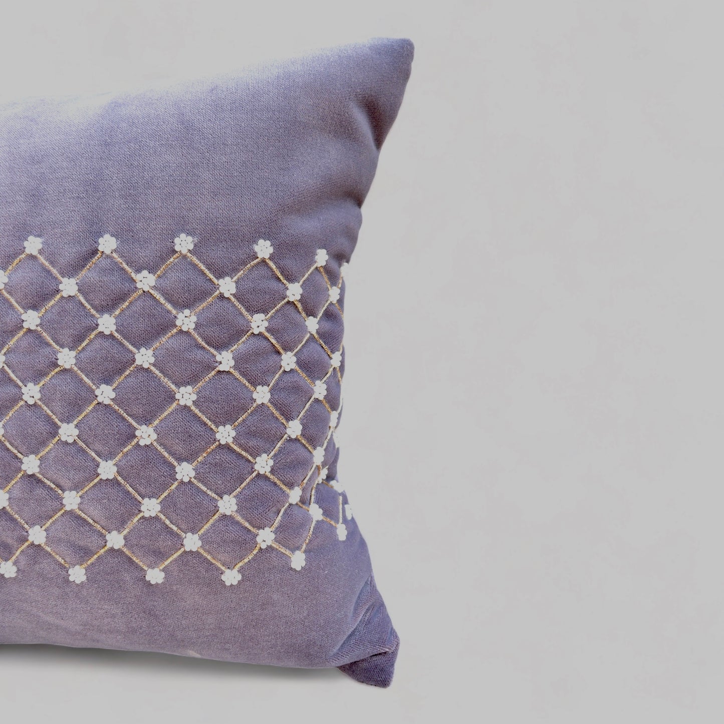 lavender luxury cushion cover, ideal for enhancing living room