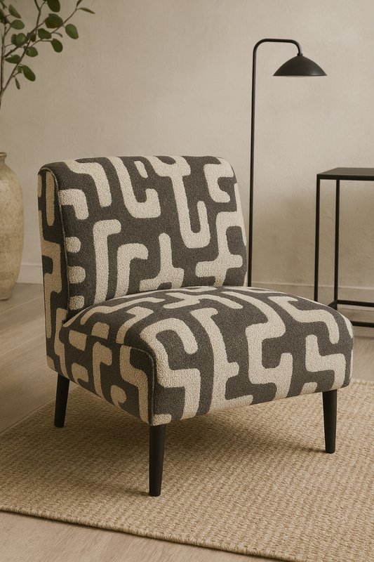 Taupe daytona fabric styled detail