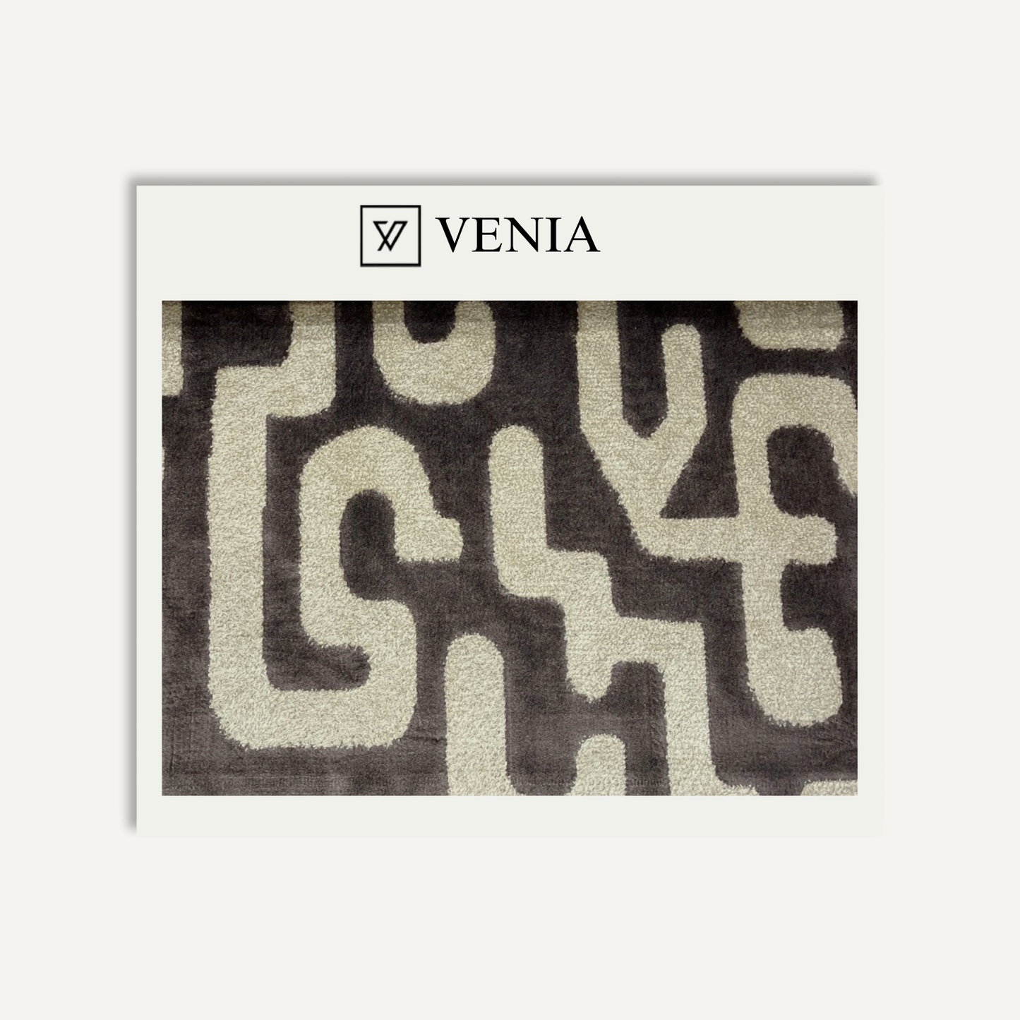 Taupe daytona upholstery fabric swatch by Venia Home