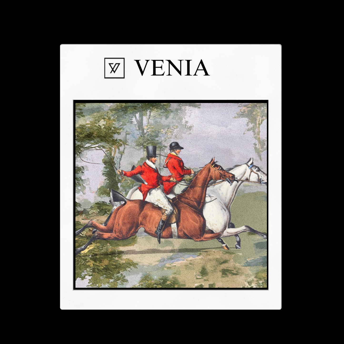 Derby Day fabric featuring polo and jockey print