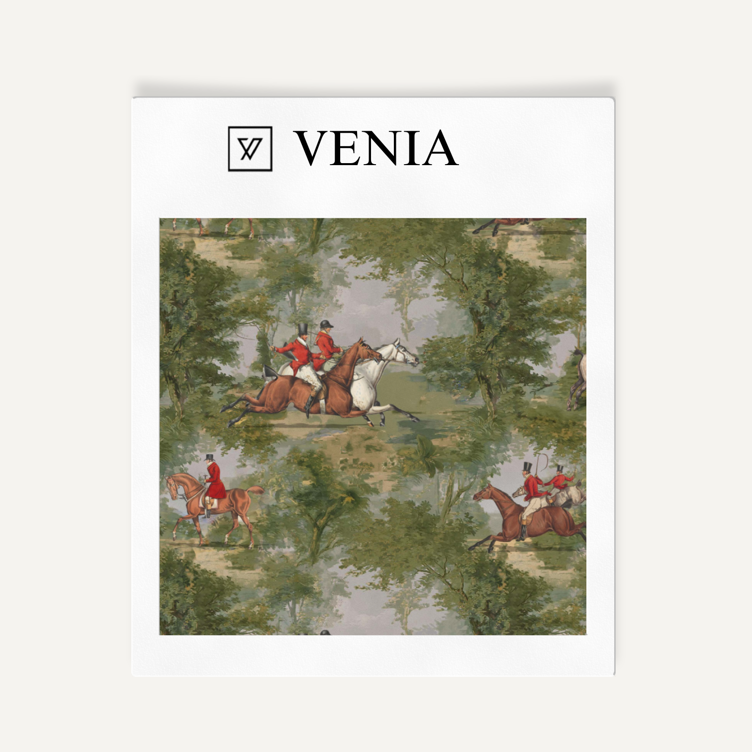 Derby Day upholstery fabric swatch by Venia Home