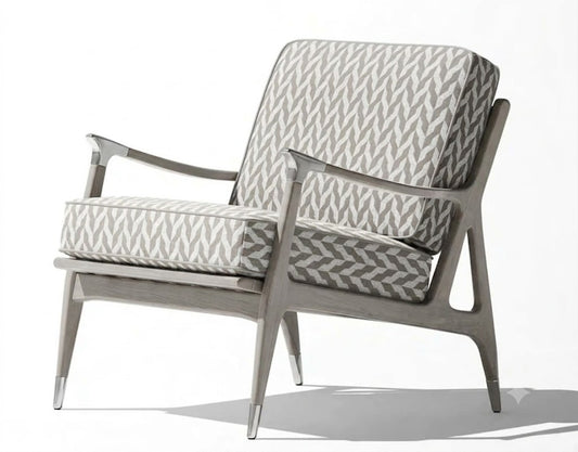 Grey entwine fabric detail