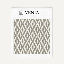 Facet Diamond Fabric - Grey