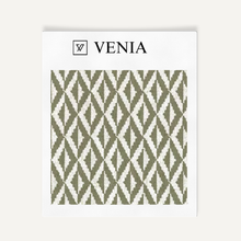 Facet Diamond Fabric - Olive