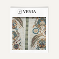 Floral odyssey fabric II upholstery swatch by Venia Home