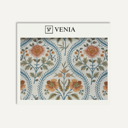 Floral Tale Fabric - Peach