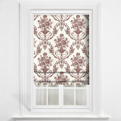 Redwood Florentine urn fabric as blinds