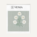 Gentle bloom upholstery fabric swatch by Venia Home