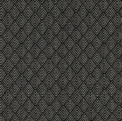 Geometric mesh black and white fabric styled detail